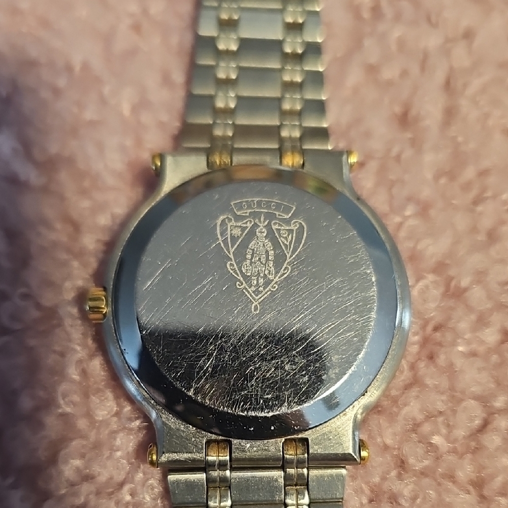 Gucci Two-Tone Gold and Silver Timepiece - Picture 2 of 4